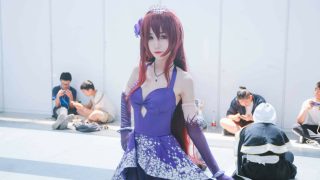 妖君白研 - NO.09 FATE GRAND ORDER COS FGO漫展场照斯卡哈[5P27M]
